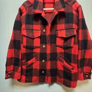 Handmade Wool Flannel Shirt Jacket